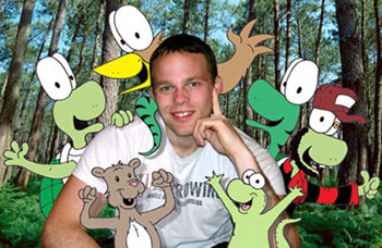Aaron Riddle, creator, author and illustrator of AFORD