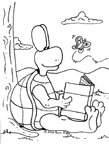 Aford Reading Coloring Page