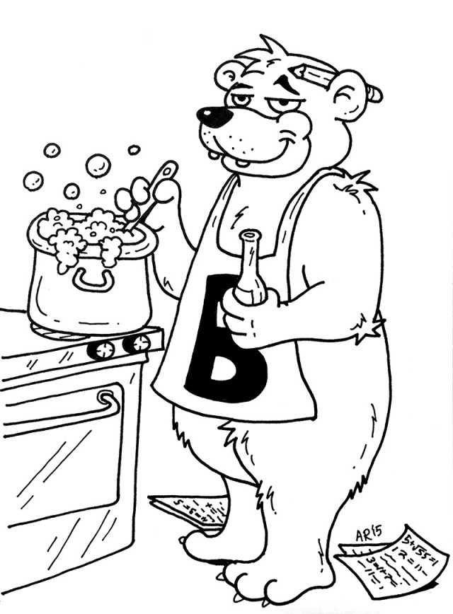 A Bear Brewing