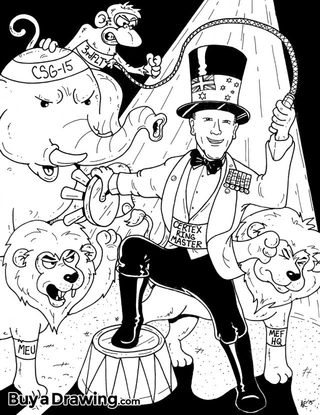Custom Circus Ringmaster Cartoon Caricature