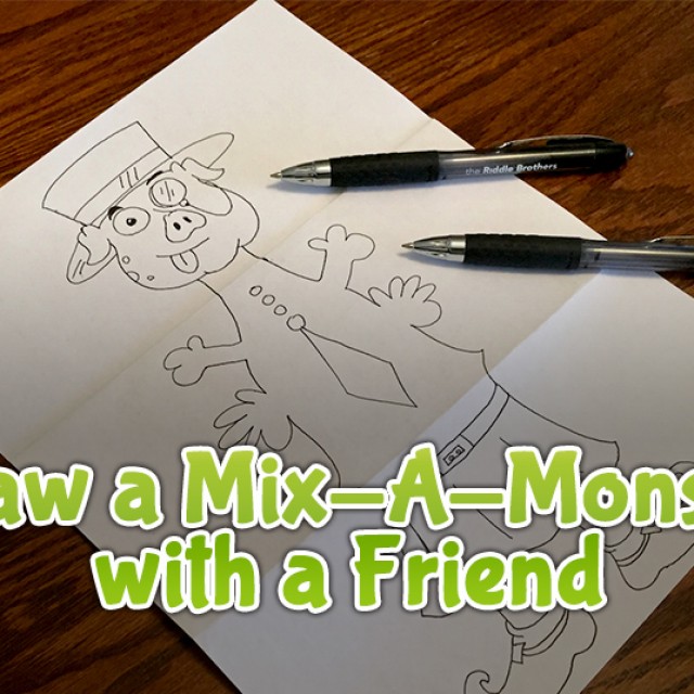How to Draw a Mix-A-Monster with a Friend