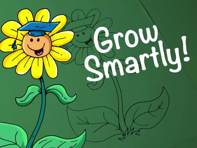 Grow Your Business Smartly – Cartoon Flower Time-Lapse Drawing Animation